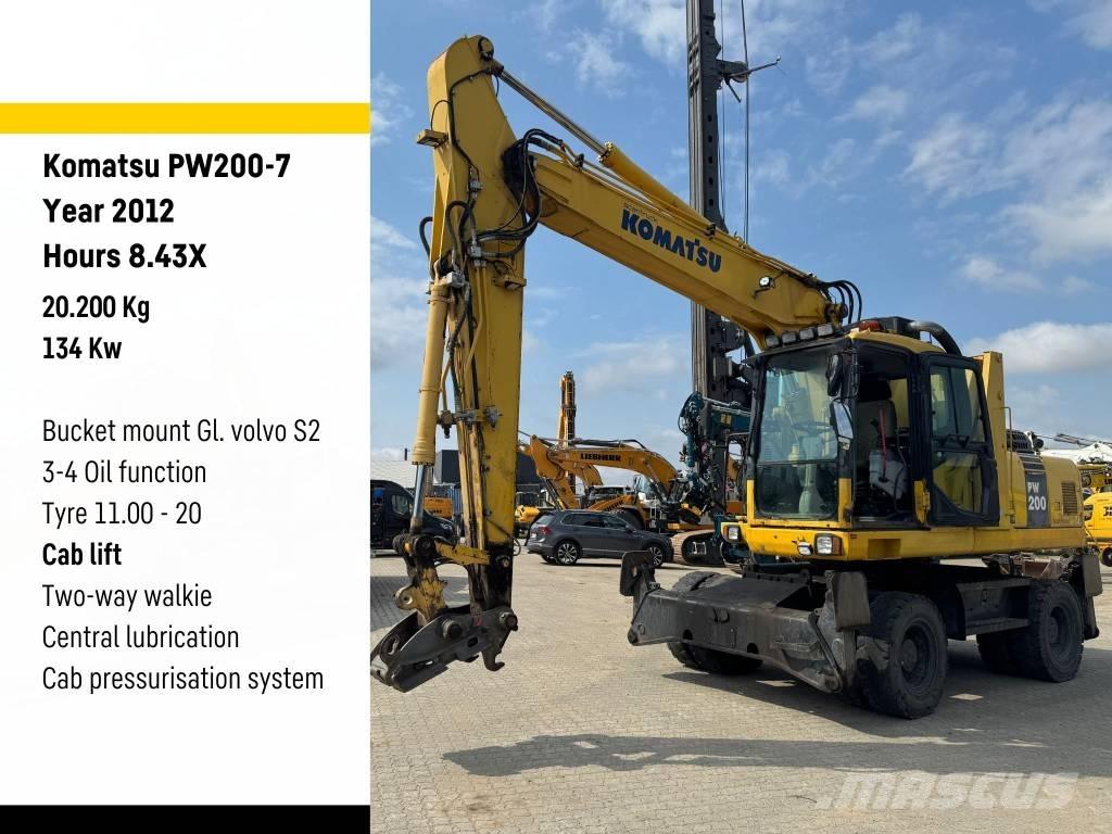 Komatsu PW 200-7 Escavadoras de rodas
