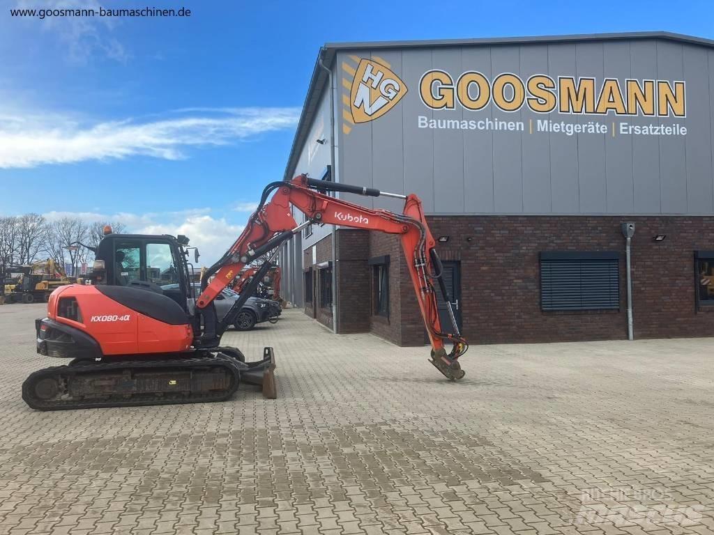 Kubota KX080-4a Escavadoras Midi 7t - 12t