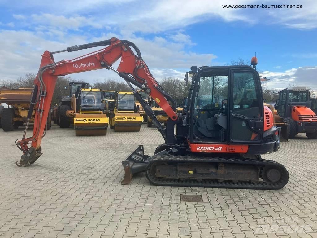 Kubota KX080-4a Escavadoras Midi 7t - 12t