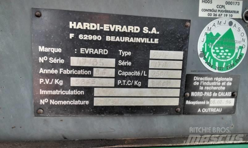 Evrard Alpha 2500 Pulverizadores Automotrizes