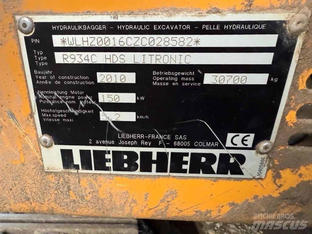 Liebherr R 934 C Escavadoras de rastos