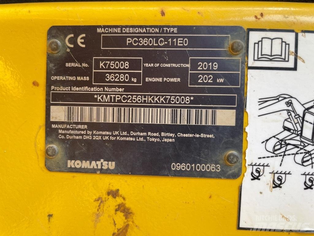 Komatsu PC 360 LC-11 Escavadoras de rastos