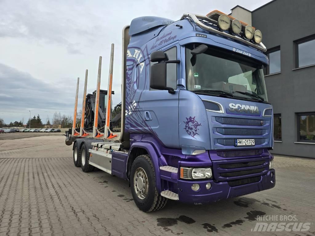 Scania R 580 Camiões de transporte de troncos