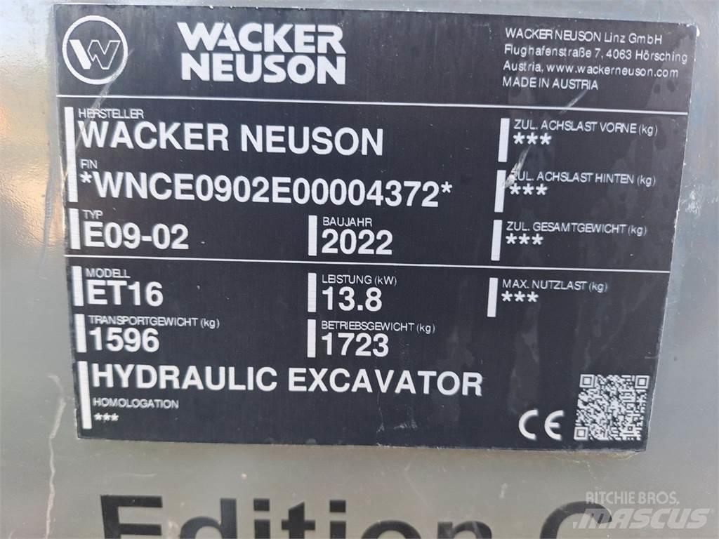 Wacker Neuson ET16 Escavadoras de rastos