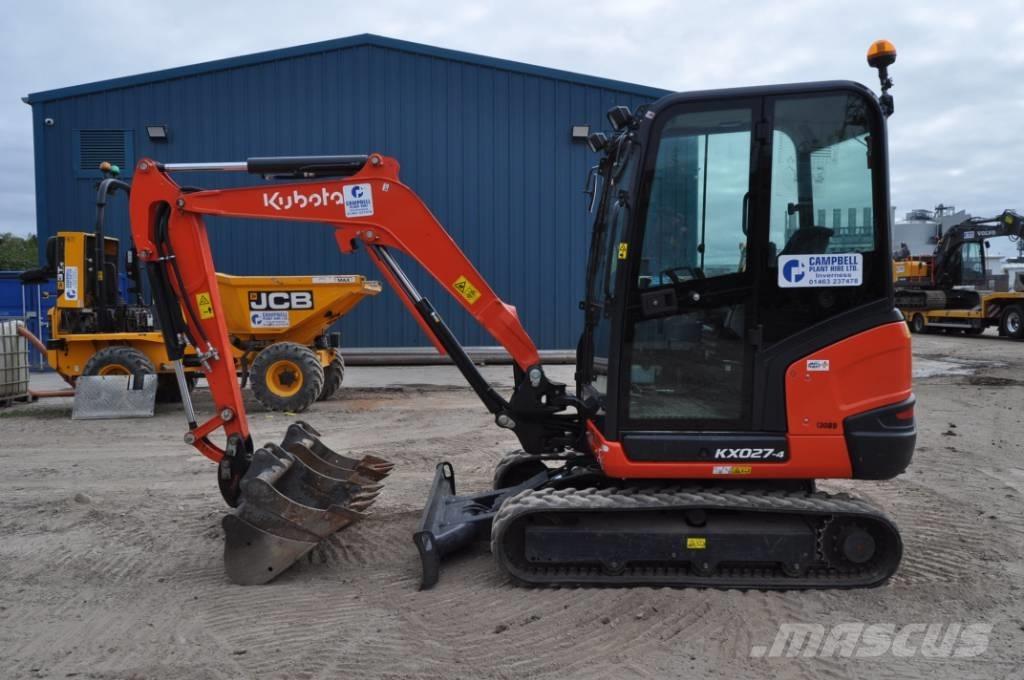Kubota KX 027-4 Mini Escavadoras <7t