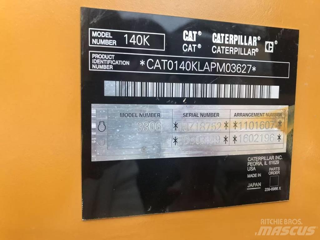 CAT 140k Motoniveladoras