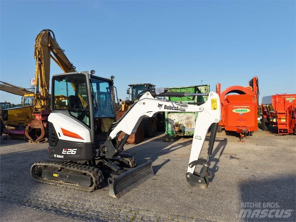 Bobcat E26 Mini Escavadoras <7t