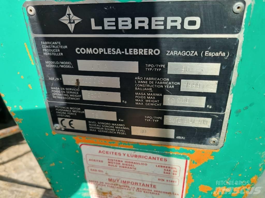Lebrero VTA90 Cilindros Compactadores tandem