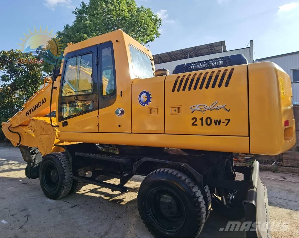 Hyundai robex 210w-7 Escavadoras de rodas