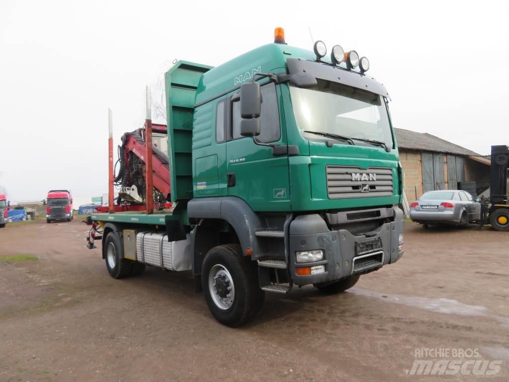 MAN TGA 18.360 Camiões de transporte de troncos