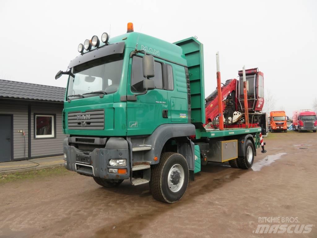 MAN TGA 18.360 Camiões de transporte de troncos