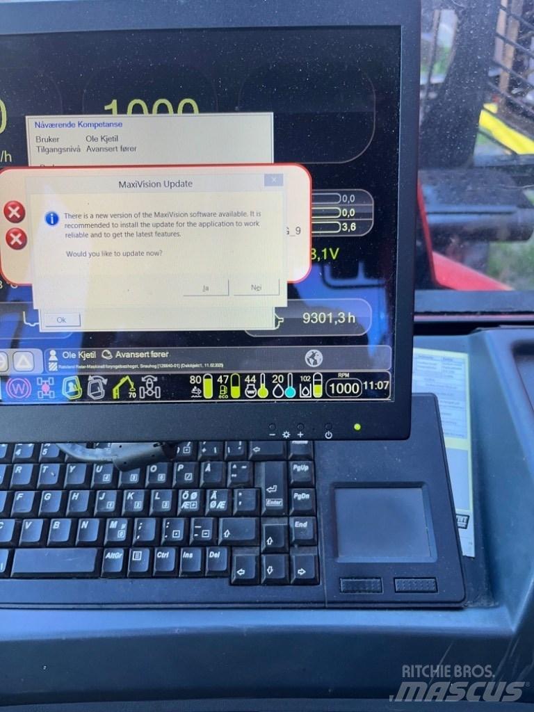 Komatsu 855 Forwarders florestais