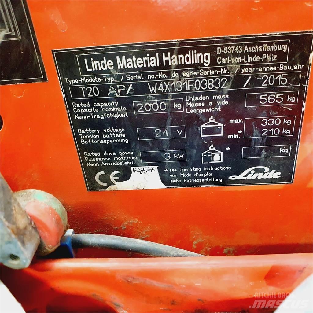 Linde T20AP kurz Porta palettes