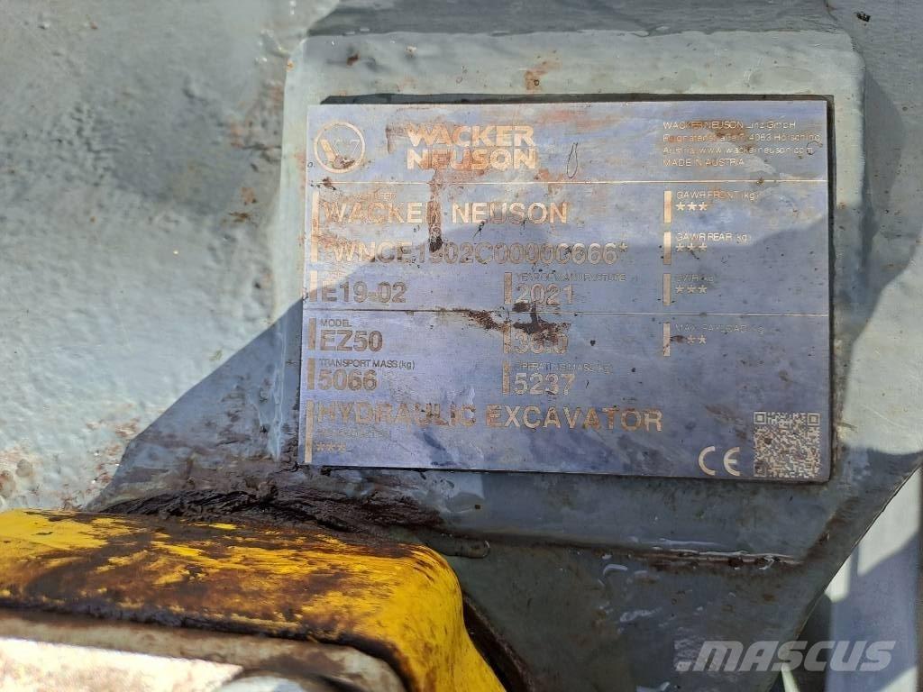 Wacker Neuson EZ50 Escavadoras de rastos
