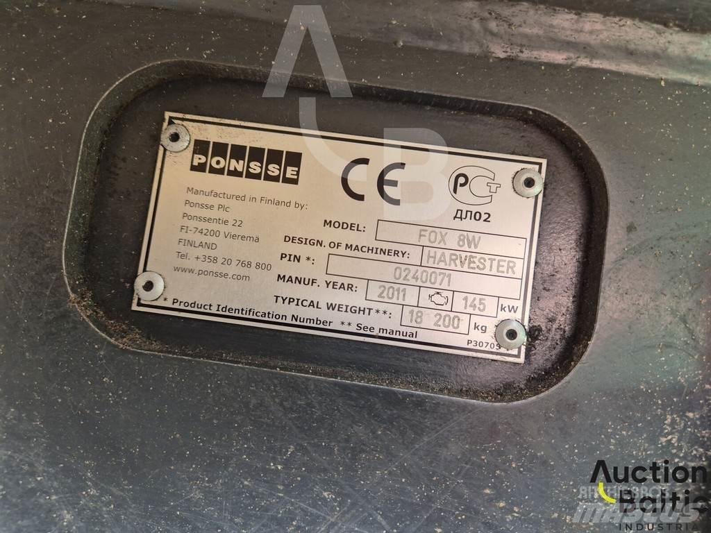 Ponsse Fox 8W Processadores florestais