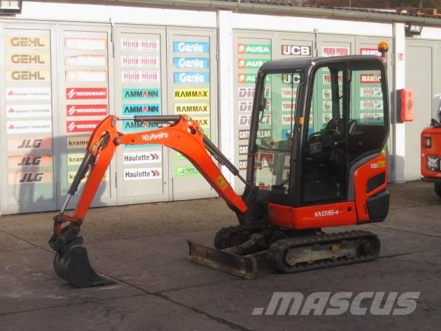 Kubota KX016-4 Mini Escavadoras <7t