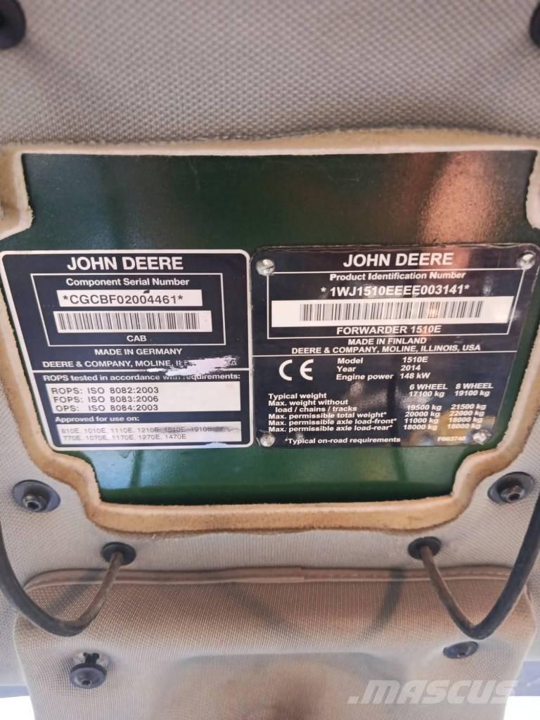 John Deere 1510 IT4 Forwarders florestais