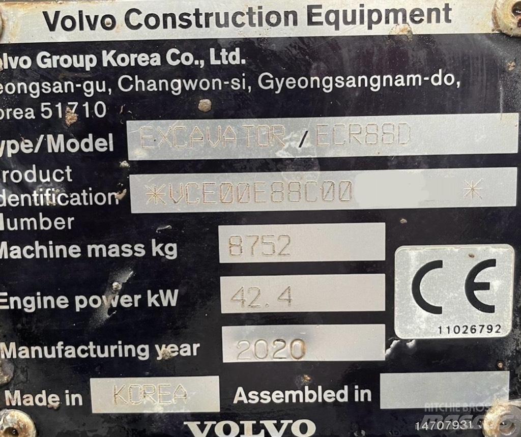 Volvo ECR 88 D Pro Escavadoras Midi 7t - 12t