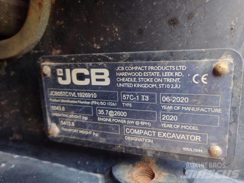 JCB 57 C-1 Mini Escavadoras <7t