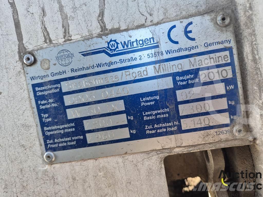 Wirtgen W50DC Fresadoras de asfalto