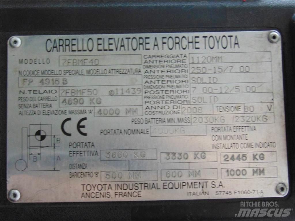 Toyota 7FBMF40 Empilhadores eléctricos