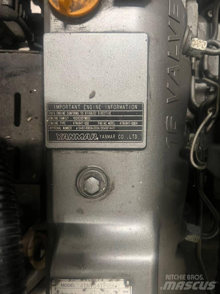 Yanmar 4TNV84T-GGEH Mini Escavadoras <7t