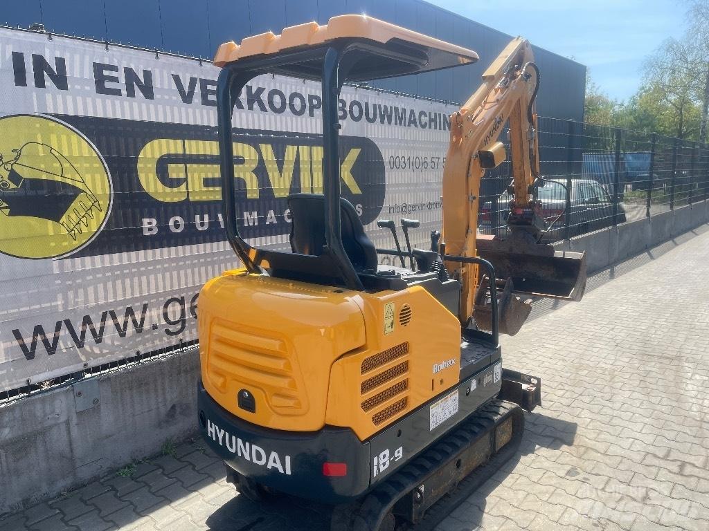 Hyundai 18-9 Mini Escavadoras <7t