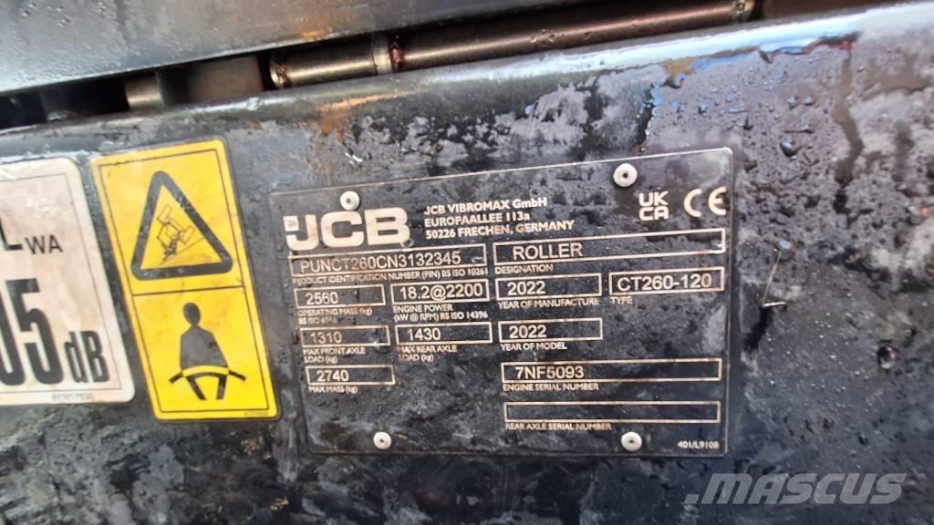JCB CT 260-120 Cilindros Compactadores tandem