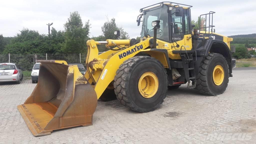 Komatsu WA470-7 Pás carregadoras de rodas