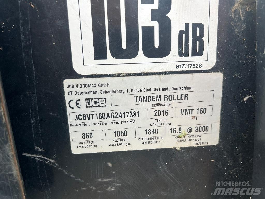 JCB VMT160-80 Cilindros Compactadores tandem