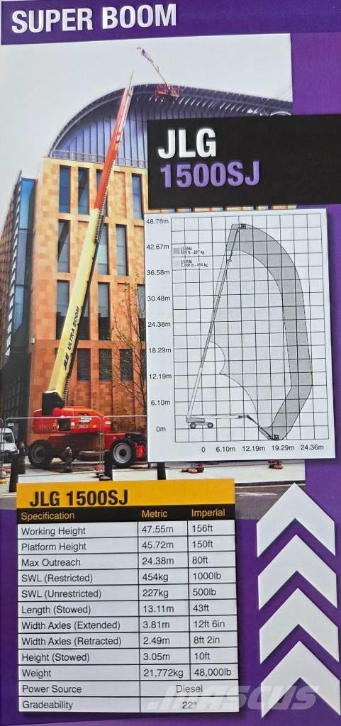 JLG 1500 SJ Elevadores braços Telescópicos