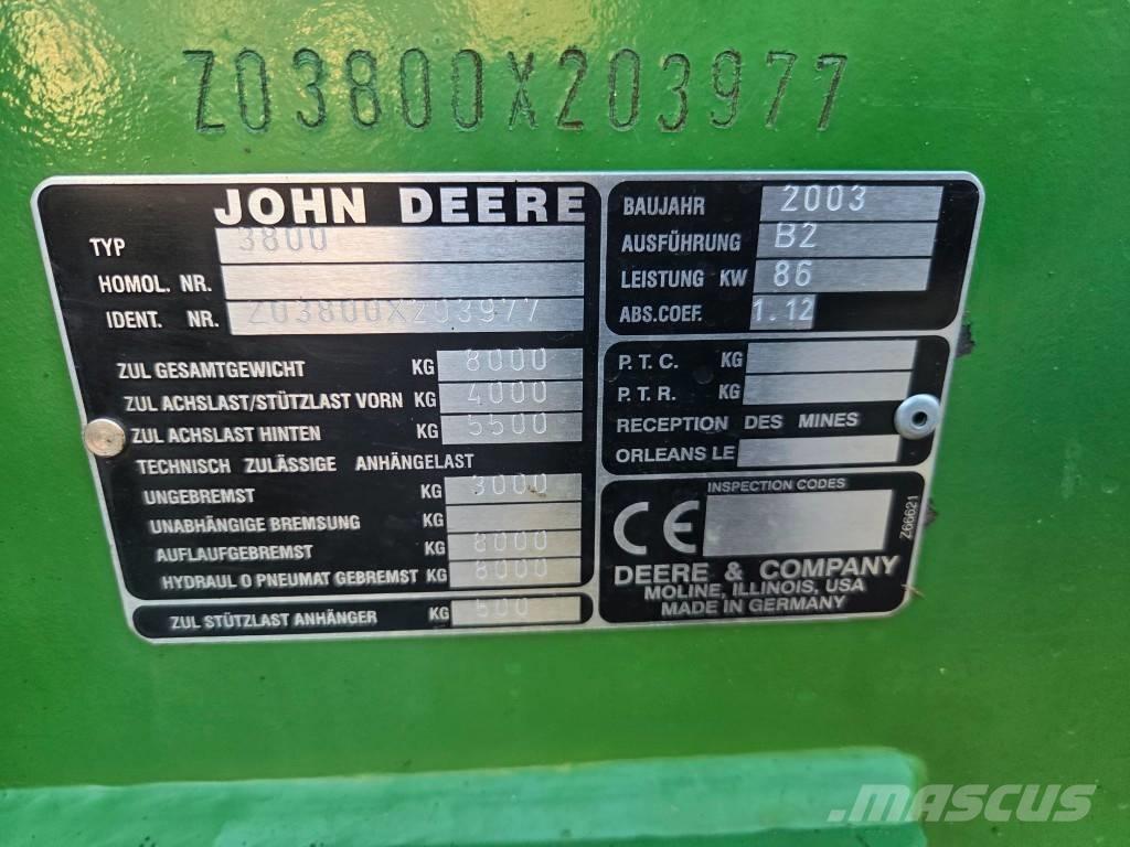 John Deere 3800 Telescópicas para Agricultura