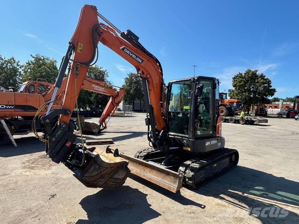 Develon DX 55 R-7 Mini Escavadoras <7t
