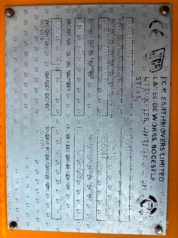 JCB 416 HT Pás carregadoras de rodas