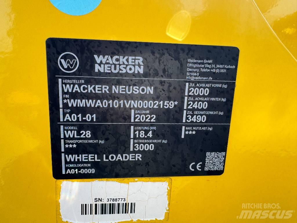 Wacker Neuson WL28 Pás carregadoras de rodas