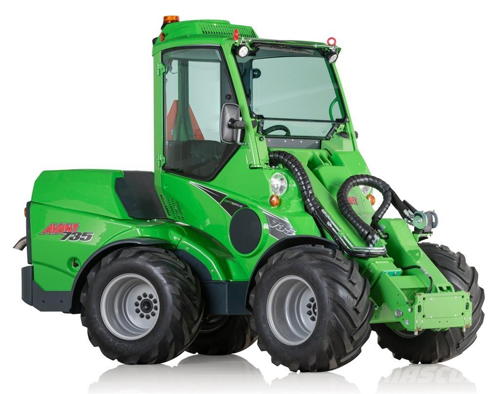 Avant 735 Pás carregadoras de rodas