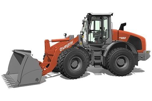 Weycor AR580 Pás carregadoras de rodas