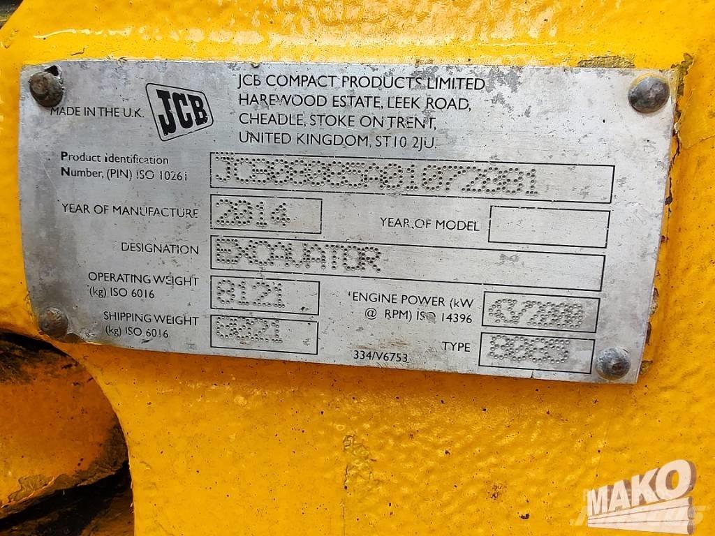 JCB 8085 ZTS Escavadoras Midi 7t - 12t