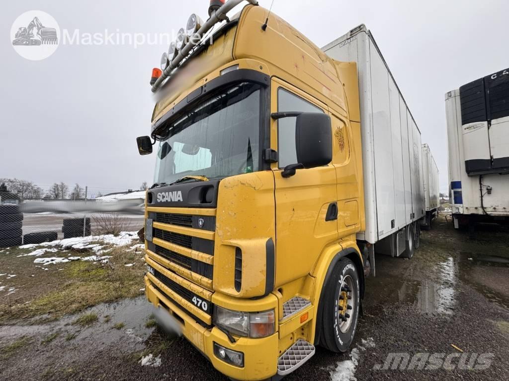 Scania R 124 Camiões de caixa fechada