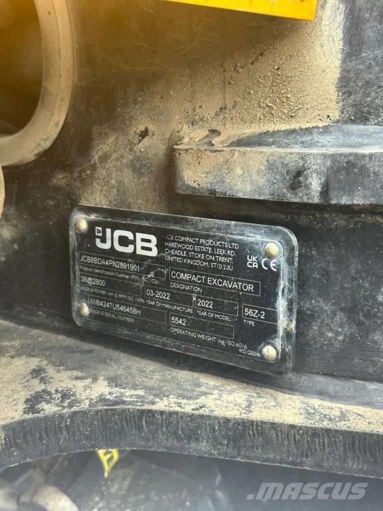 JCB 56 Z-2 Escavadoras de rastos