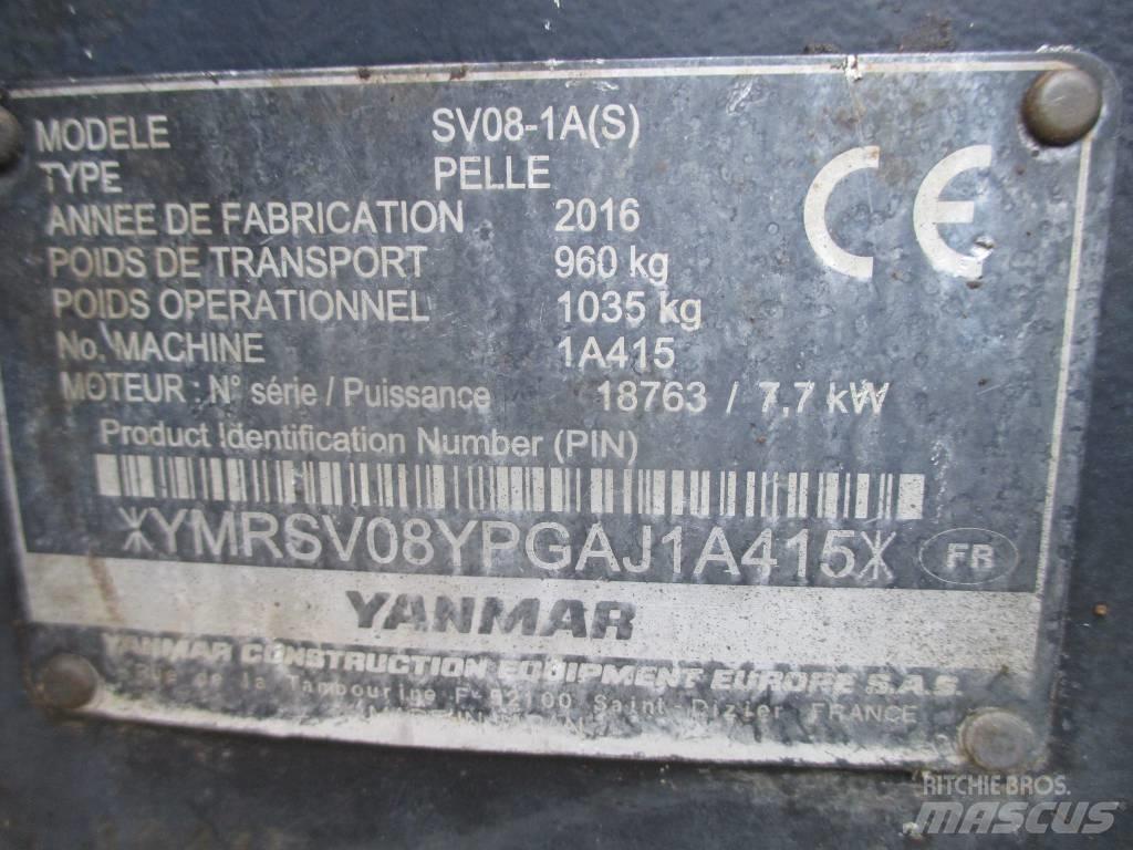 Yanmar SV 08-1 A Mini Escavadoras <7t