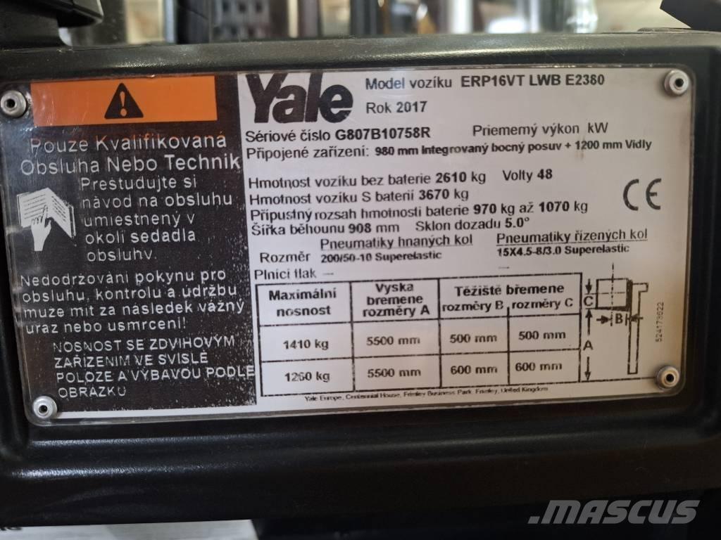 Yale ERP 16 VT Empilhadores eléctricos