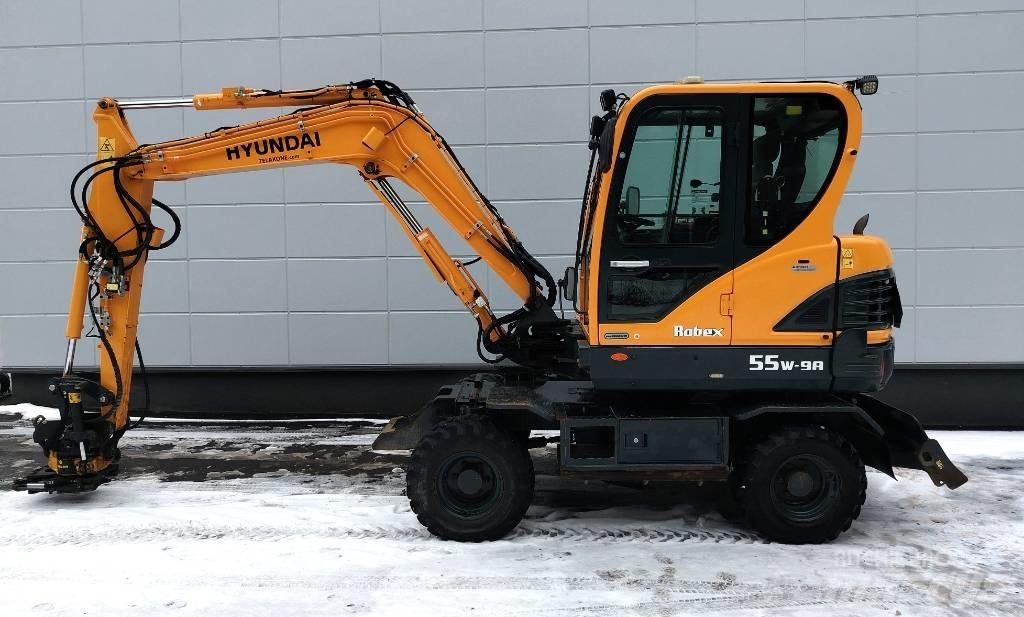 Hyundai 55W-9a Escavadoras de rodas
