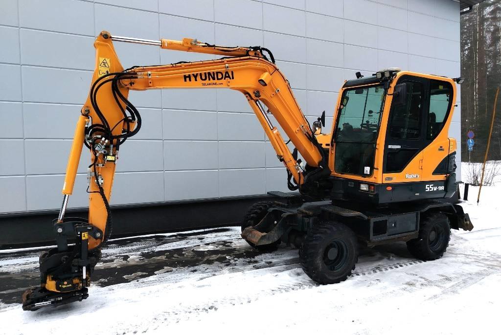 Hyundai 55W-9a Escavadoras de rodas