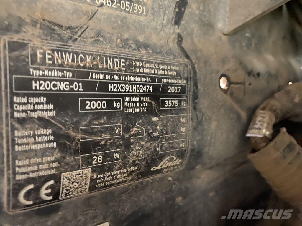 Linde H20T-02 Empilhadores a gás