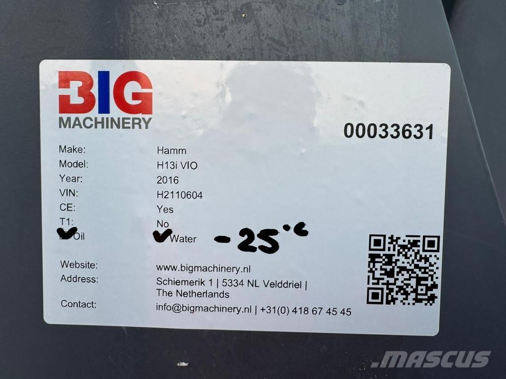 Hamm H13i VIO Cilindros Compactadores monocilíndricos