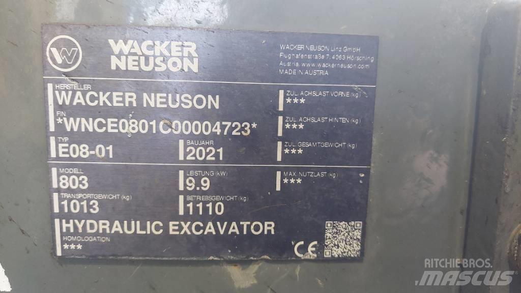 Wacker Neuson 803 Escavadoras de rastos