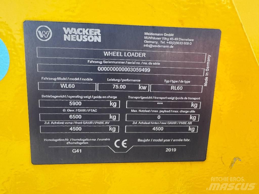 Wacker Neuson WL60 Pás carregadoras de rodas