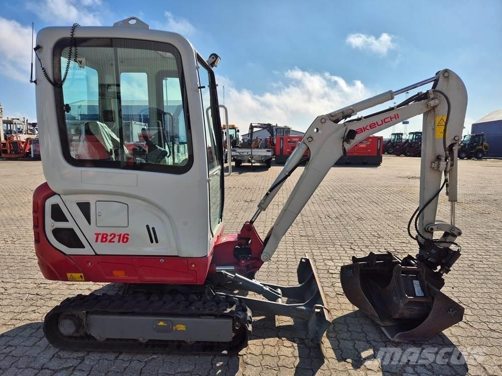 Takeuchi TB 216 Mini Escavadoras <7t
