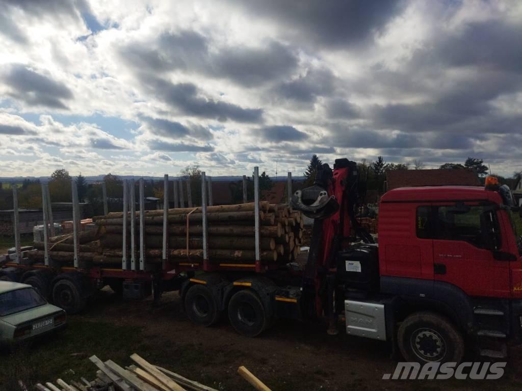 MAN TGS 13.480 Camiões de transporte de troncos